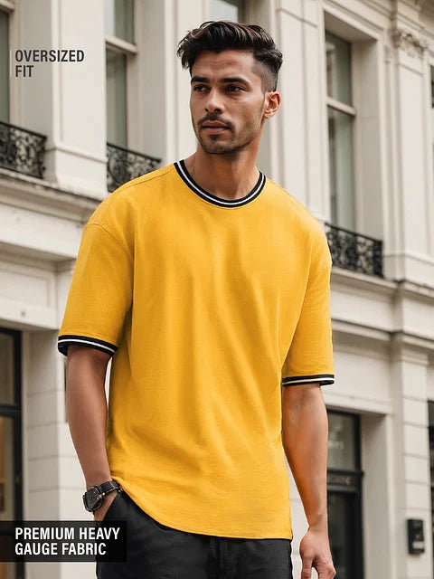 Solids: Yellow Oversized T-Shirt