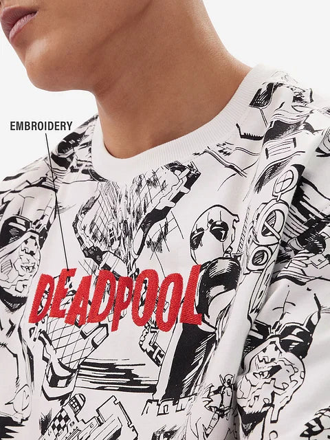 Deadpool: Action Packed Oversized T-Shirt