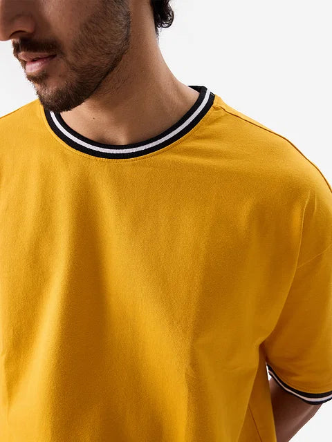 Solids: Yellow Oversized T-Shirt