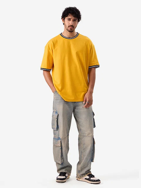 Solids: Yellow Oversized T-Shirt