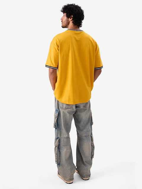 Solids: Yellow Oversized T-Shirt